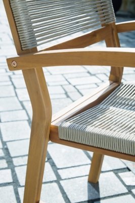Janiyah Outdoor Dining Arm Chair (Set of 2) - Image 9