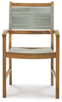 Janiyah Outdoor Dining Arm Chair (Set of 2) - Image 6