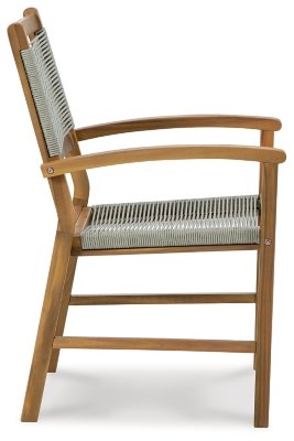 Janiyah Outdoor Dining Arm Chair (Set of 2) - Image 7
