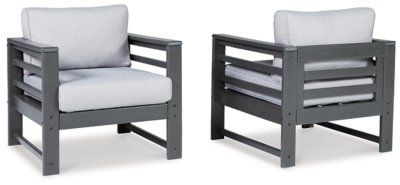Amora Outdoor Loveseat, 2 Lounge Chairs and Coffee Table - Image 3