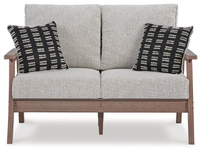 Emmeline Outdoor Loveseat with Cushion - Image 4