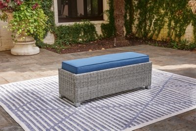 Naples Beach Outdoor Bench with Cushion - Image 3