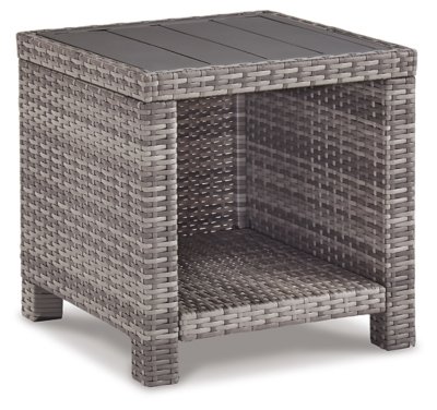 Salem Beach 4-Piece Outdoor Sectional, Outdoor Coffee Table, and End Table - Image 7
