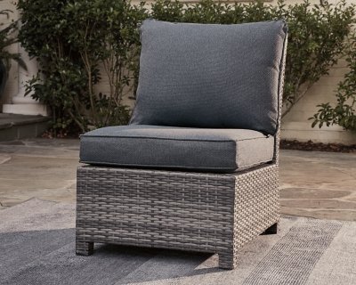 Salem Beach Armless Chair with Cushion - Image 3