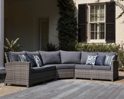 Salem Beach 3-Piece Outdoor Sectional - Image 3