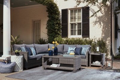 Salem Beach 3-Piece Outdoor Sectional - Image 12