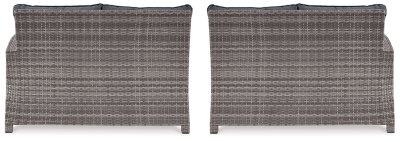 Salem Beach 4-Piece Outdoor Sectional, Outdoor Coffee Table, and End Table - Image 17