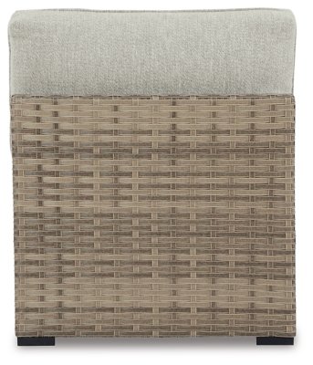 Calworth Outdoor Armless Chair with Cushion (Set of 2) - Image 6