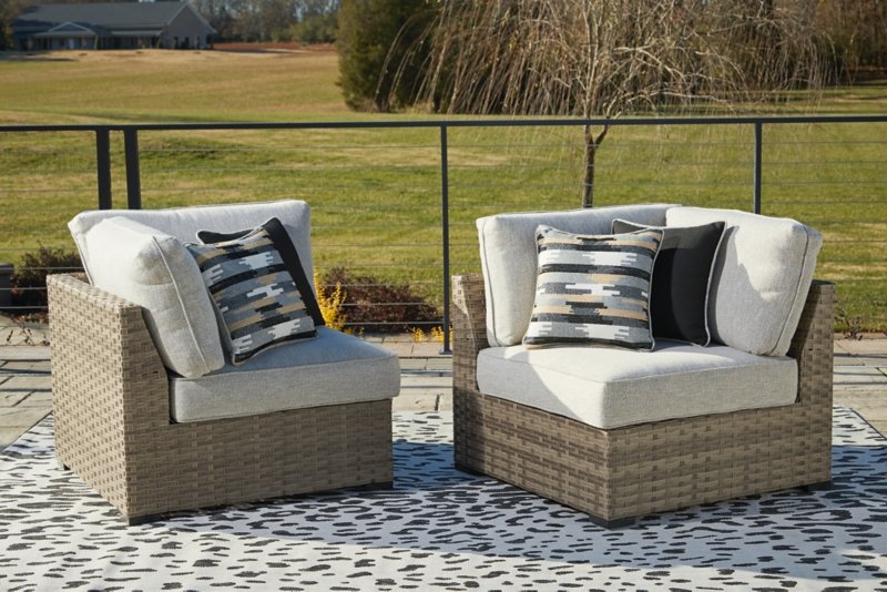 Calworth Outdoor Corner with Cushion (Set of 2) - Image 3