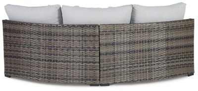 Harbor Court Curved Loveseat with Cushion - Image 5