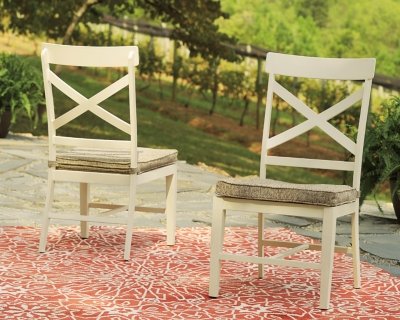 Preston Bay Armless Chair with Cushion (Set of 2) - Image 3