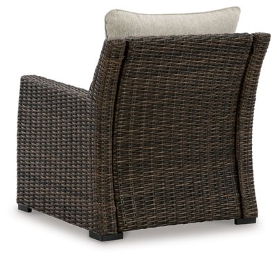 Brook Ranch Outdoor Lounge Chair with Cushion - Image 6