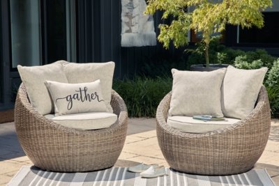 Danson Swivel Lounge with Cushion (Set of 2) - Image 3