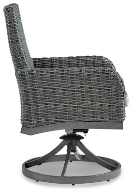 Elite Park Swivel Chair with Cushion (Set of 2) - Image 6