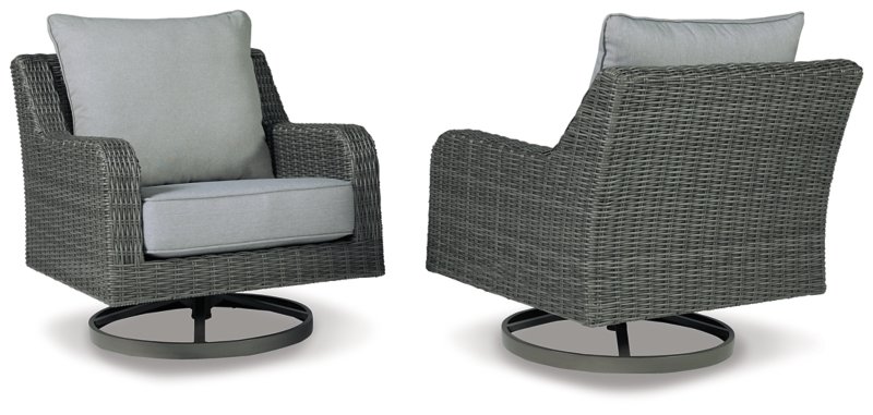 Elite Park Outdoor Swivel Lounge with Cushion - Image 4