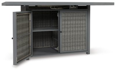 Palazzo Outdoor Bar Table with Fire Pit - Image 8