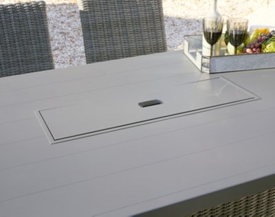 Palazzo Outdoor Bar Table with Fire Pit - Image 9