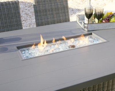 Palazzo Outdoor Bar Table with Fire Pit - Image 10