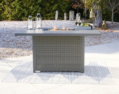 Palazzo Outdoor Bar Table with Fire Pit - Image 3