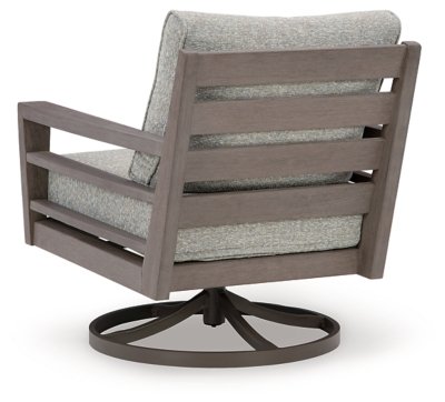 Hillside Barn Outdoor Swivel Lounge with Cushion - Image 6