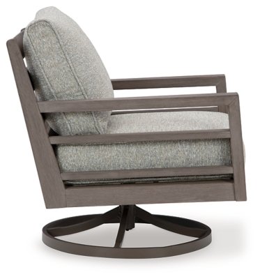 Hillside Barn Outdoor Swivel Lounge with Cushion - Image 5