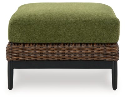 Horizon Hall Outdoor Ottoman with Cushion - Image 5