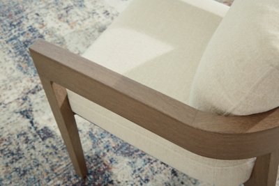 Serene Bay Outdoor Dining Arm Chair with Cushion (Set of 2) - Image 8