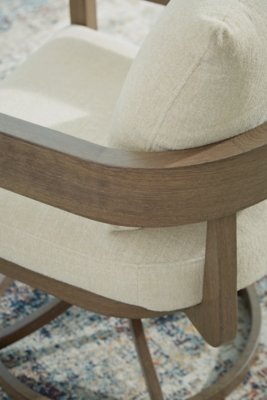 Serene Bay Outdoor Swivel Dining Chair with Cushion (Set of 2) - Image 10