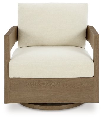 Serene Bay Outdoor Swivel Glider Chair with Cushion - Image 5