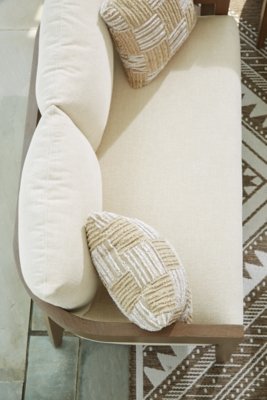 Serene Bay Outdoor Loveseat with Cushion - Image 8