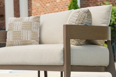 Serene Bay Outdoor Loveseat with Cushion - Image 9