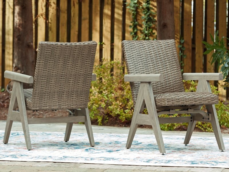 Haven Retreat Outdoor Rocking Arm Chair (Set of 2) - Image 3