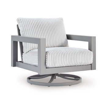 Agoda Pearl Outdoor Swivel Chair with Cushion