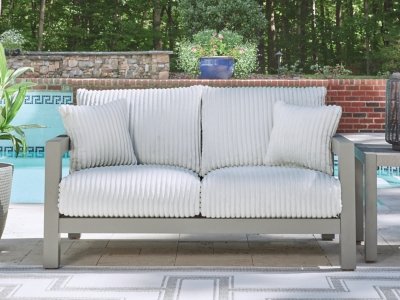 Agoda Pearl Outdoor Loveseat with Cushion - Image 3