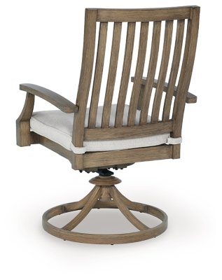 Rainier Ranch Outdoor Swivel Chair with Cushion (Set of 2) - Image 7