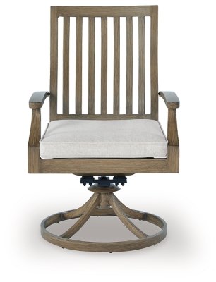 Rainier Ranch Outdoor Swivel Chair with Cushion (Set of 2) - Image 5
