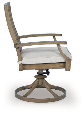 Rainier Ranch Outdoor Swivel Chair with Cushion (Set of 2) - Image 6