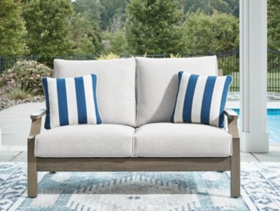 Rainier Ranch Outdoor Loveseat with Cushion - Image 3