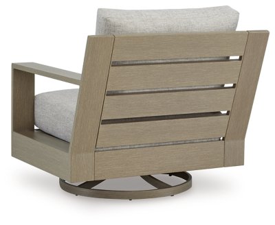 Kimpton Isle Outdoor Swivel Lounge Chair with Cushion - Image 6