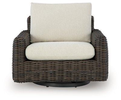 Kimora Outdoor Swivel Lounge Chair - Image 4