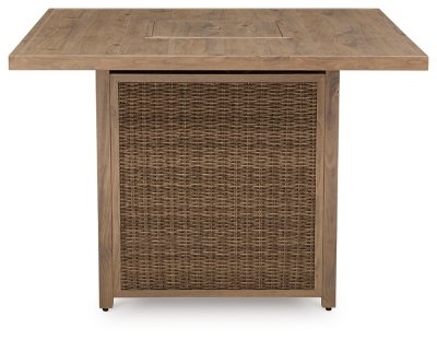 Walton Bridge Outdoor Bar Table with Fire Pit - Image 6