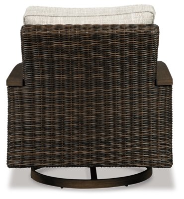 Paradise Trail Outdoor Loveseat, Fire Pit Table and 2 Lounge Chairs - Image 8