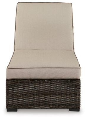 Coastline Bay Outdoor Chaise Lounge with Cushion - Image 5