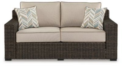 Coastline Bay Outdoor Loveseat with Cushion - Image 4