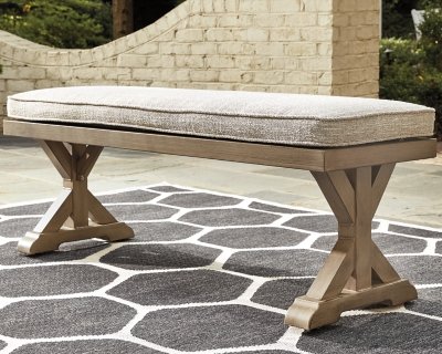 Beachcroft Outdoor Bench with Cushion - Image 3