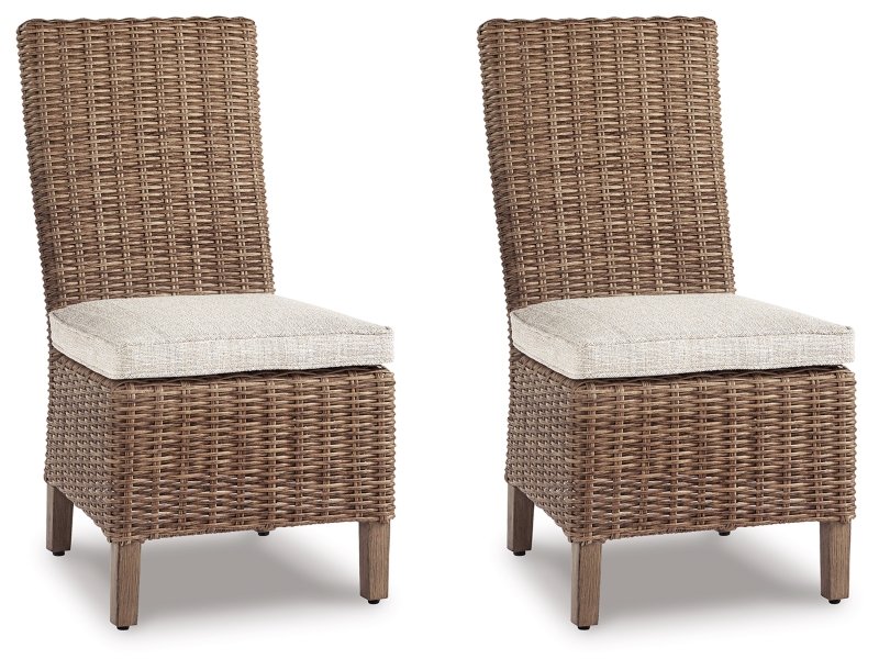 Beachcroft Outdoor Side Chair with Cushion (Set of 2) - Image 3