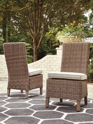 Beachcroft Outdoor Dining Table with 2 Chairs and 2 Benches - Image 4