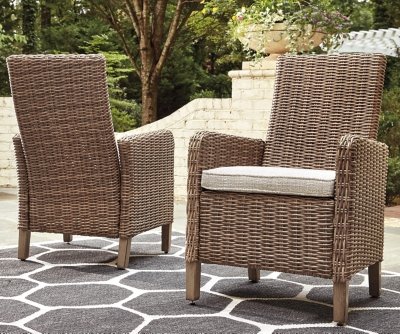 Beachcroft Outdoor Arm Chair with Cushion (Set of 2) - Image 3