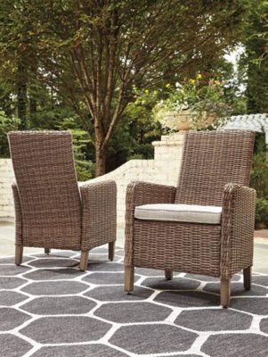 Beachcroft Outdoor Arm Chair with Cushion (Set of 2) - Image 6