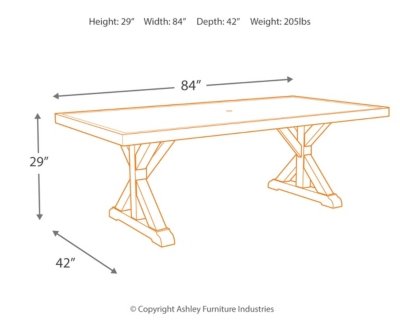 Beachcroft Outdoor Dining Table - Image 5